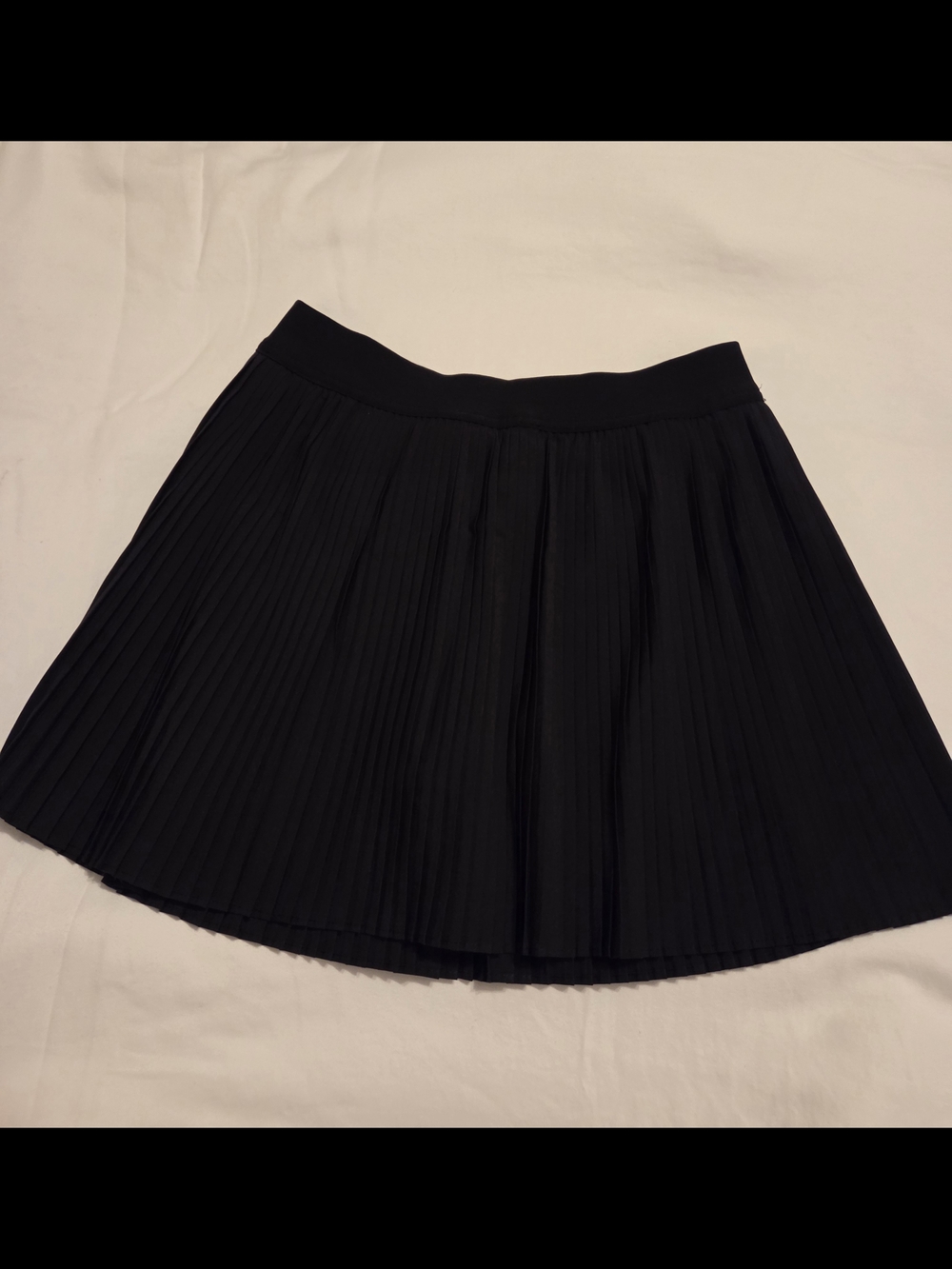 Old Navy Black Pleated Skater Skirt